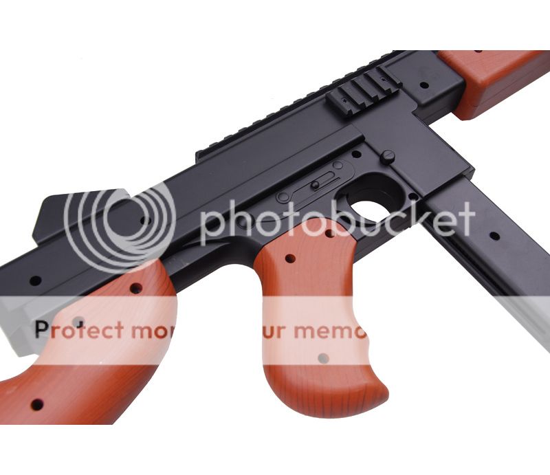 DOUBLE EAGLE THOMPSON M1A1 SPRING AIRSOFT SUB MACHINE GUN Tommy Rifle w